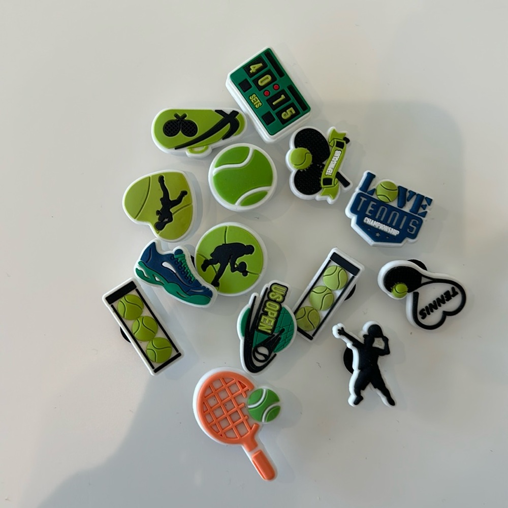Jibbitz - Tennis-themed